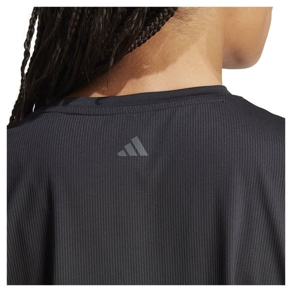 Adidas Kortärmad T-shirt Studio Svart 2XS Kvinna