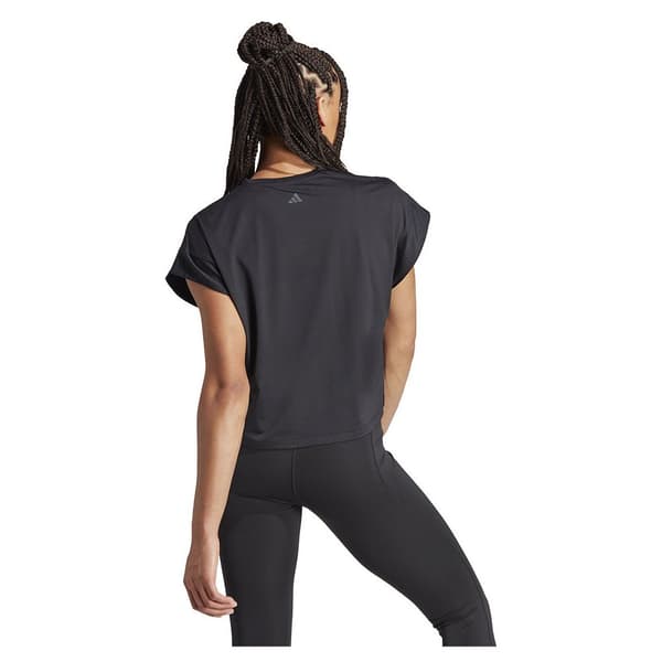 Adidas Kortärmad T-shirt Studio Svart 2XS Kvinna