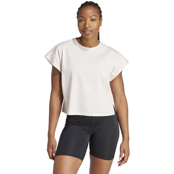 Adidas Lyhythihainen T-paita Studio Violetti S Nainen