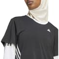 Miniatyrbillede 4 af 5: Adidas Stripes Kortærmet T-shirt Train Icons 3 Sort M Kvinde