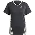 Miniatyrbillede 3 af 5: Adidas Stripes Kortærmet T-shirt Train Icons 3 Sort S Kvinde