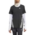 Miniatyrbillede 1 af 5: Adidas Stripes Kortærmet T-shirt Train Icons 3 Sort S Kvinde