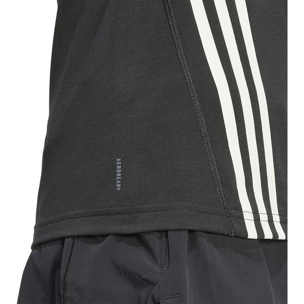Adidas Stripes Lyhythihainen T-paita Train Icons 3 Musta XL Nainen