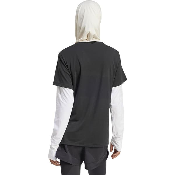 Adidas Stripes Lyhythihainen T-paita Train Icons 3 Musta XL Nainen