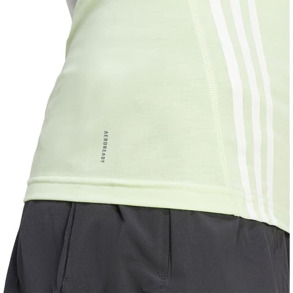 Adidas Stripes Lyhythihainen T-paita Train Icons 3 Vihreä XS Nainen