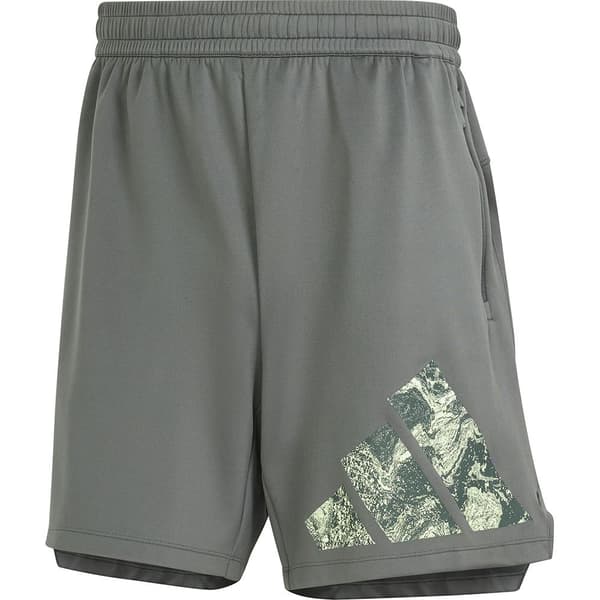 Adidas Shorts Workout Knit Logo 5´´ Grönt L Man