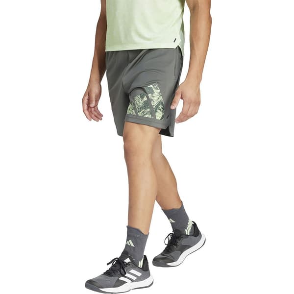 Adidas Shorts Workout Knit Logo 5´´ Grönt L Man