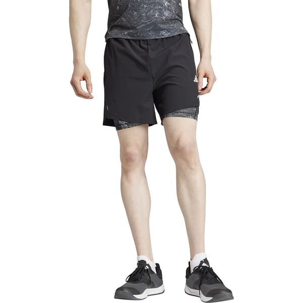 Adidas Shorts Woven Power 2in1 5´´ Sort L Mand