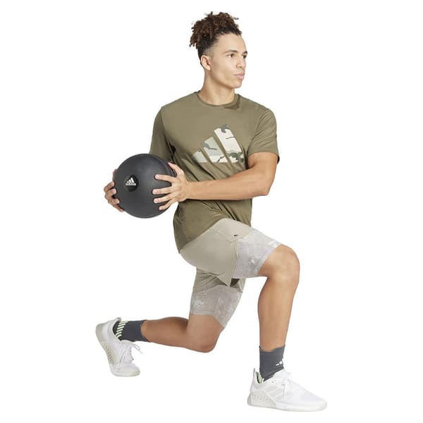 Adidas Shorts Woven Power 2in1 7´´ Beige S Man