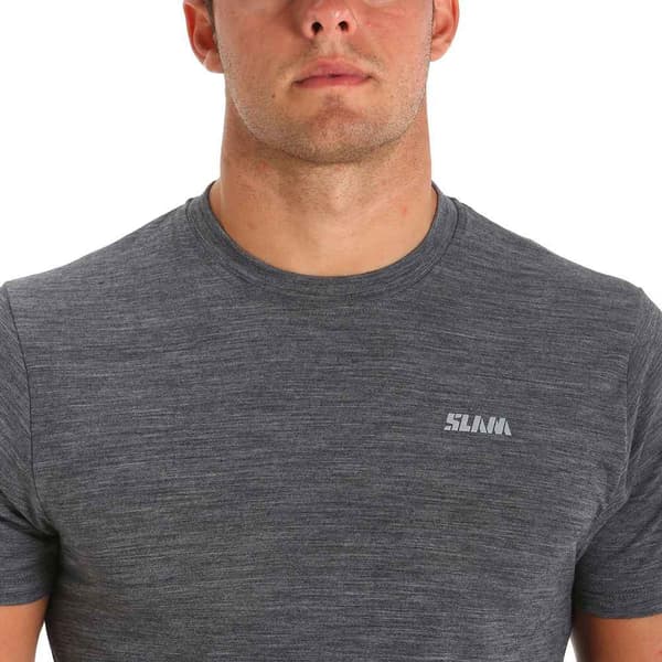 Slam T-shirt Active Merino Grå S Man