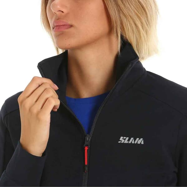 Slam Sweatshirt Med Fuld Lynlås Deck Zip Sweat Blå L Kvinde