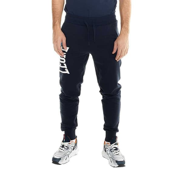 Leone Apparel Träningsbyxor Big Logo Basic Blå L Man