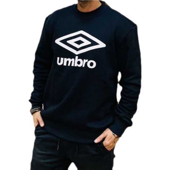 Umbro Sweatshirt Large Logo Sort S Mand