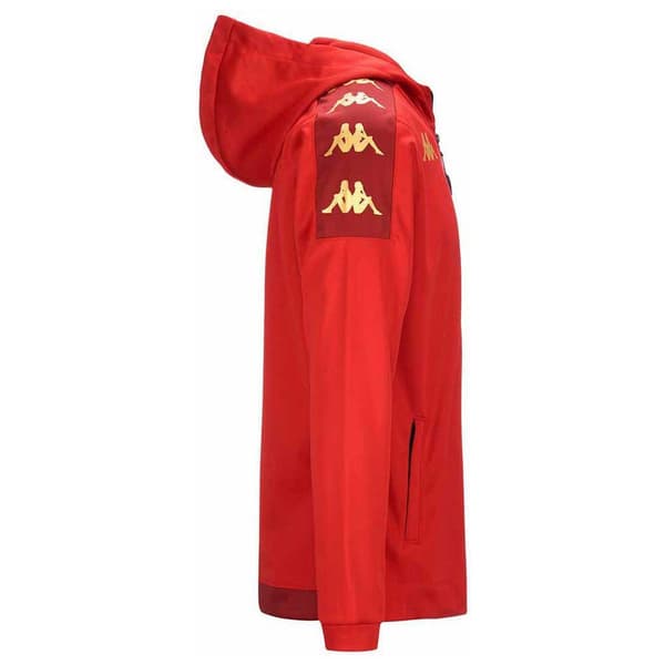 Kappa Sweatshirt Med Full Dragkedja Grevolo Röd 4XL Man