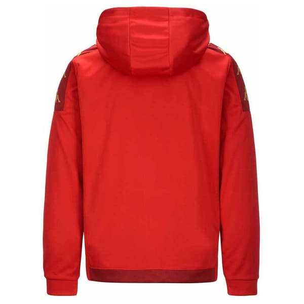Kappa Sweatshirt Med Full Dragkedja Grevolo Röd 4XL Man