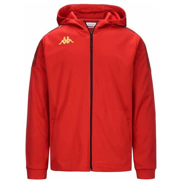 Kappa Sweatshirt Med Full Dragkedja Grevolo Röd 4XL Man