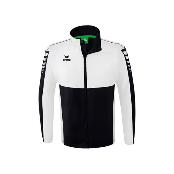 Erima Sweatshirt Med Fuld Lynlås Six Wings Detachable Hvid,Sort XL Mand