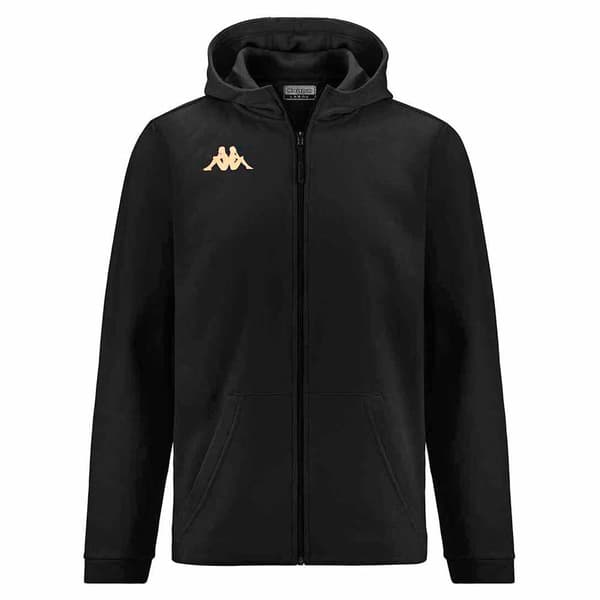 Kappa Sweatshirt Med Full Dragkedja Giordizi Svart 4XL Man