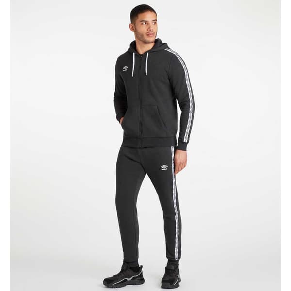 Umbro Fuld Lynlå Sweatshirt Taped Zip Sort XS Mand