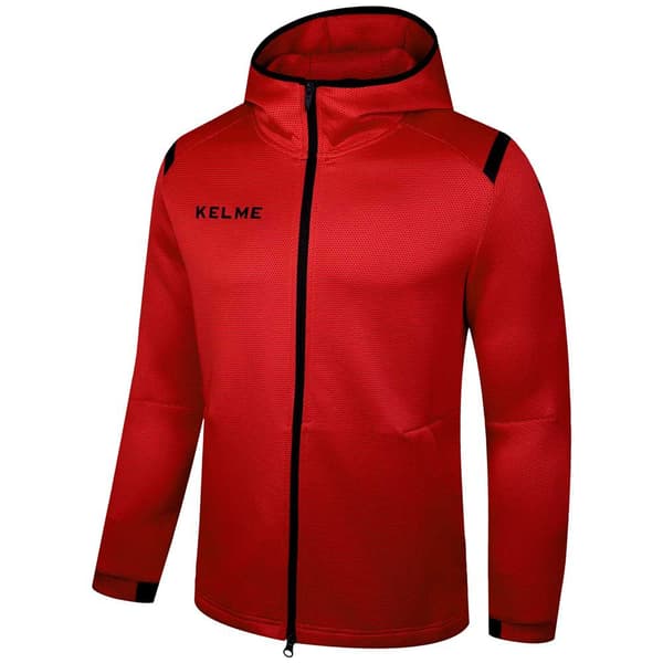 Kelme Sweatshirt Med Fuld Lynlås Road Rød 3XL Mand