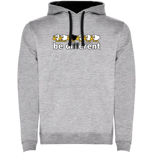 Kruskis Luvtröja Be Different Football Two-colour Grå 2XL Man