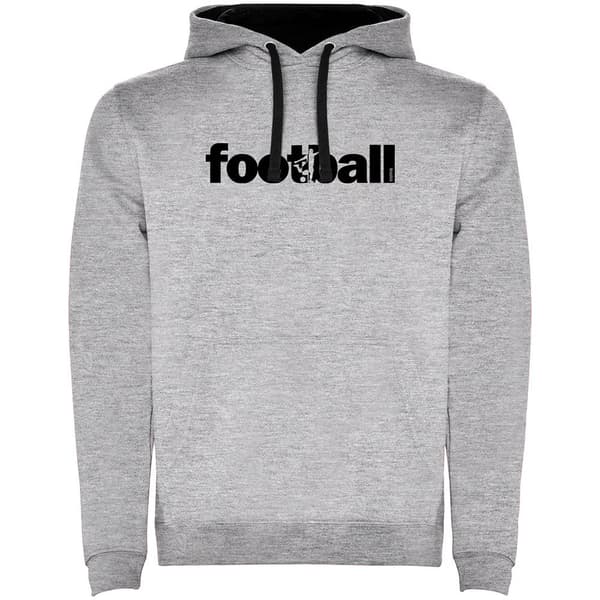 Kruskis Luvtröja Word Football Two-colour Grå M Man