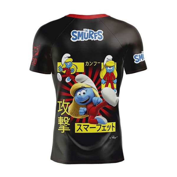 Otso Smurffit Lyhythihainen T-paita Musta XL Mies
