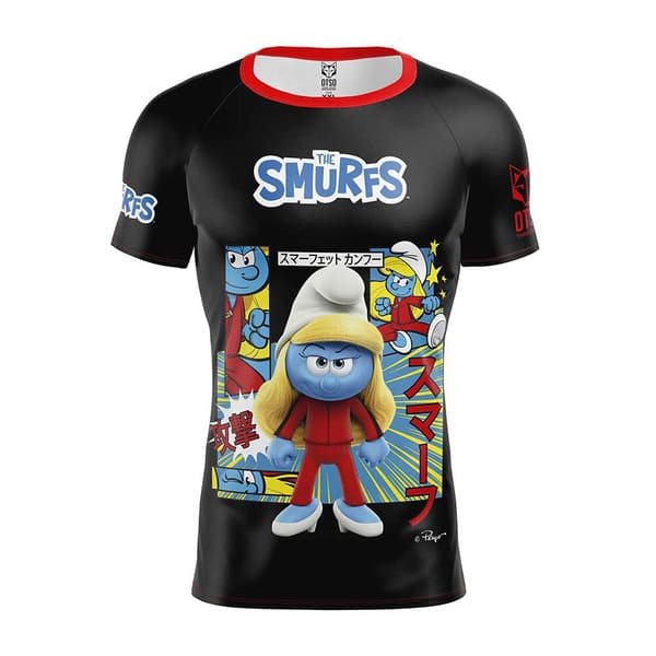 Otso Smurffit Lyhythihainen T-paita Musta XL Mies