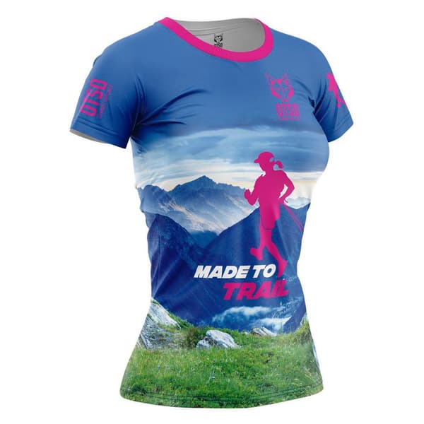Otso Kortärmad T-shirt Made To Trail Blå S Kvinna
