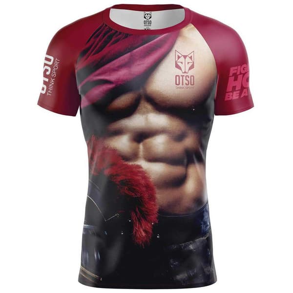 Otso Kort ærme T-shirt T-shirt Rød M Mand