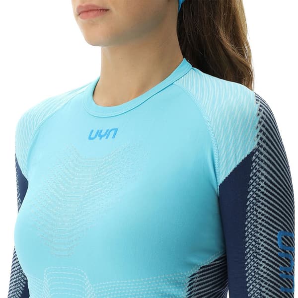 Uyn Langærmet T-shirt Running Pb42 Blå XL Kvinde