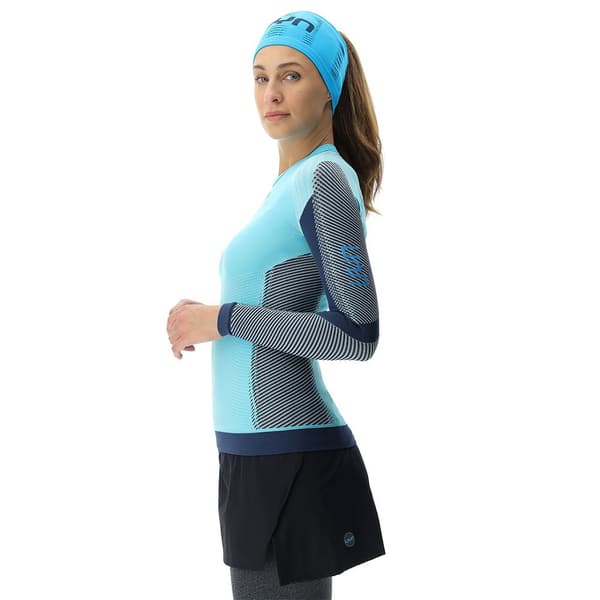Uyn Langærmet T-shirt Running Pb42 Blå XL Kvinde