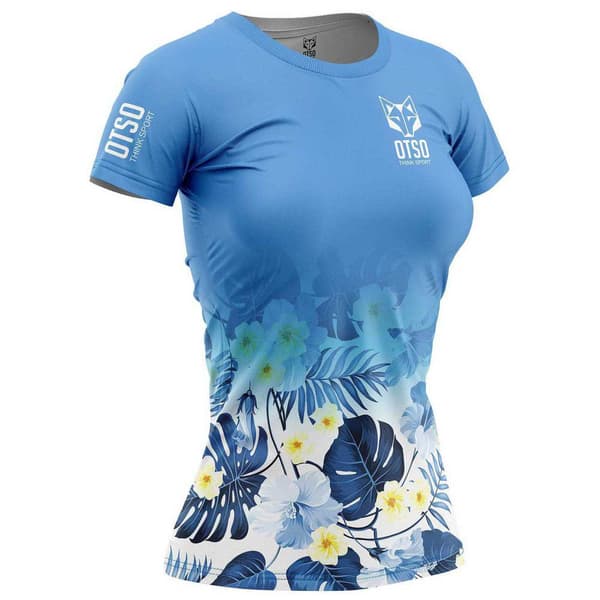 Otso Kortärmad T-shirt T-shirt Blå XS Kvinna