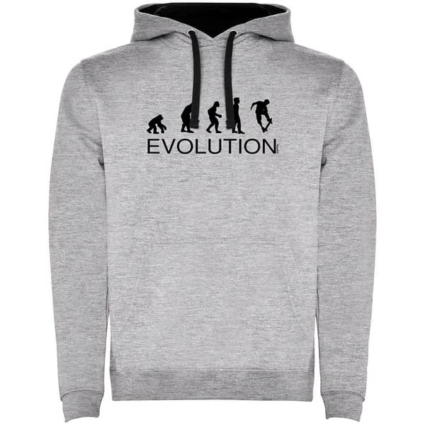Kruskis Huppari Evolution Skate Two-colour Harmaa XL Mies