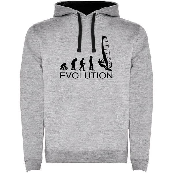 Kruskis Hættetrøje Evolution Windsurf Two-colour Grå L Mand