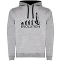 Miniatyrbillede 1 af 4: Kruskis Hættetrøje Evolution Windsurf Two-colour Grå L Mand