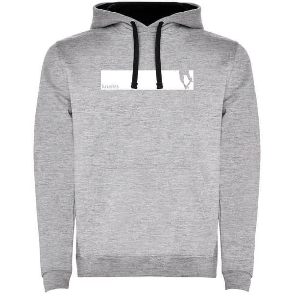 Kruskis Luvtröja Frame Skate Two-colour Grå 3XL Man