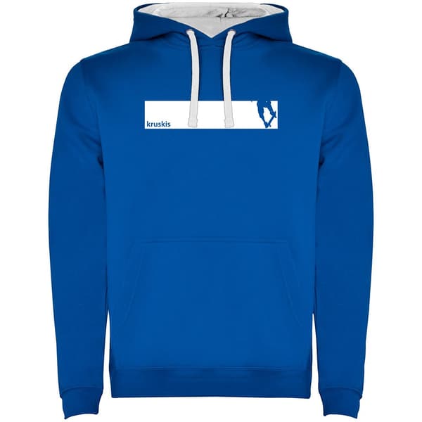Kruskis Luvtröja Frame Skate Two-colour Blå 2XL Man