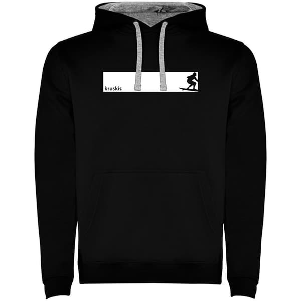Kruskis Luvtröja Frame Surf Two-colour Svart 3XL Man