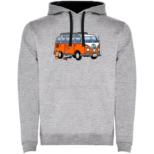Kruskis Luvtröja Hippie Van Skate Two-colour Grå L Man
