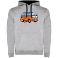 Miniatyrbillede 1 af 4: Kruskis Hættetrøje Hippie Van Skate Two-colour Grå 2XL Mand
