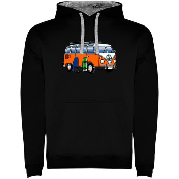 Kruskis Luvtröja Hippie Van Wakeboard Two-colour Svart 3XL Man