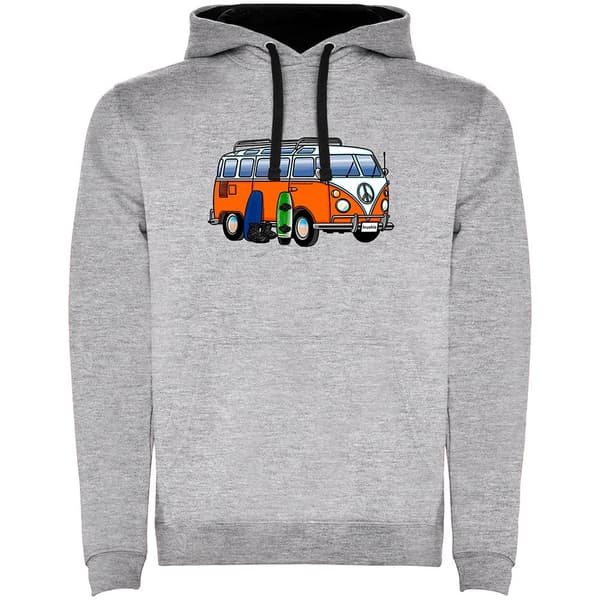 Kruskis Luvtröja Hippie Van Wakeboard Two-colour Grå L Man