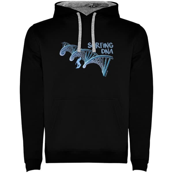 Kruskis Hættetrøje Surf Dna Two-colour Sort 2XL Mand