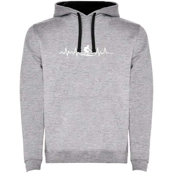 Kruskis Luvtröja Surf Heartbeat Two-colour Grå S Man