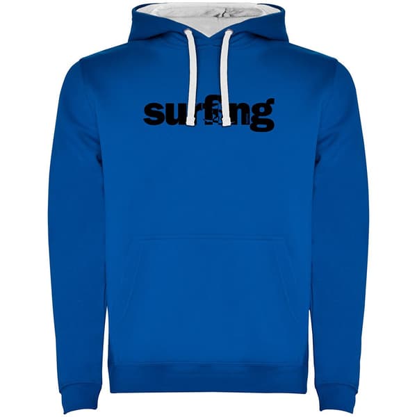 Kruskis Luvtröja Word Surfing Two-colour Blå M Man