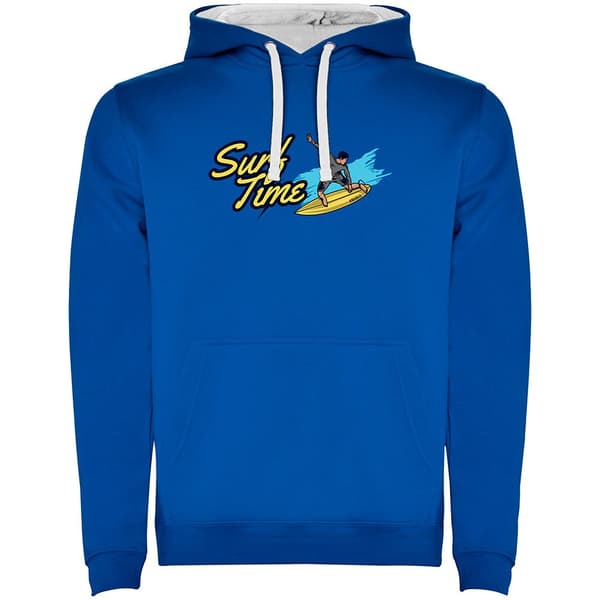 Kruskis Tvåfärgad Luvtröja Surf Time Blå 3XL Man