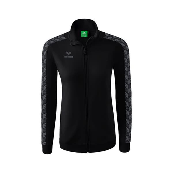 Erima Sweatshirt Med Fuld Lynlås Essential Team Track Top Sort 42 Kvinde