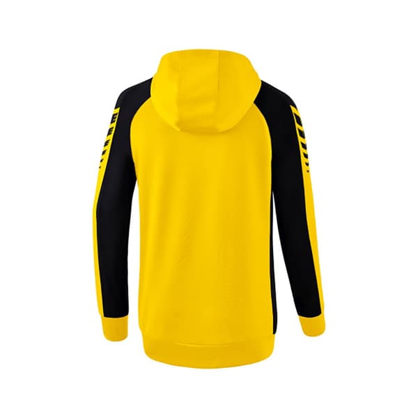 Erima Sweatshirt Med Fuld Lynlås Six Wings Training Gul 34 Kvinde