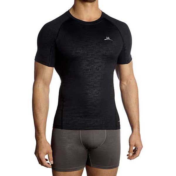 Mission Kortærmet T-shirt Performance Sort XL Mand
